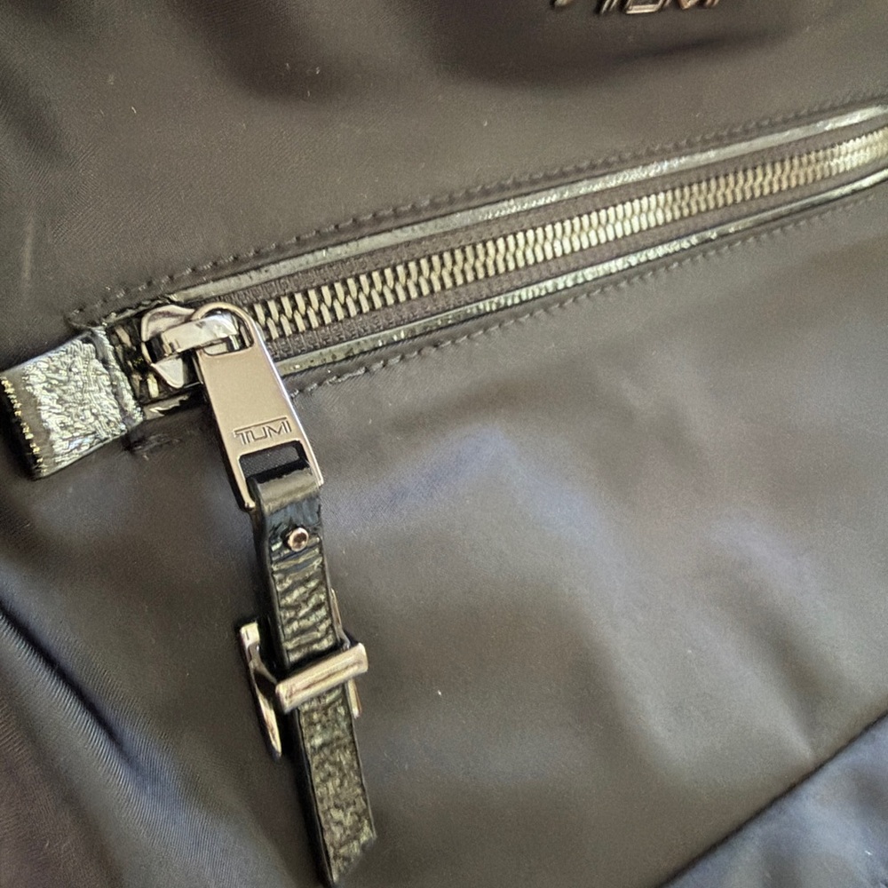 Tumi Women's Laptop Backpack in Black and Gray - Picture 3 of 16